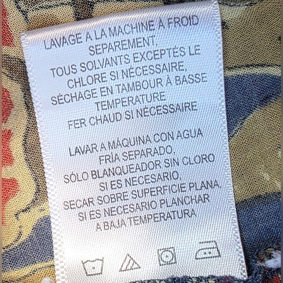 Velvet light cotton floral summer top lg - Picture 12 of 12